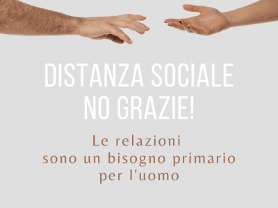 Distanza sociale: no grazie!
